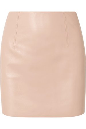 BLOUSE | Hell Raiser leather mini skirt | NET-A-PORTER.COM