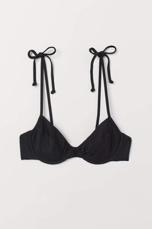 Underwire Bikini Top - Black