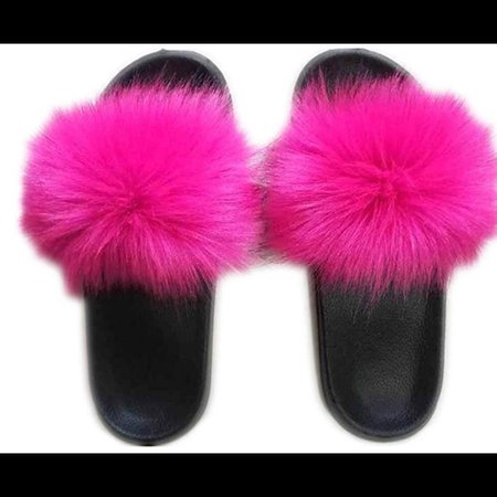 pink fur slides dark - Google Search