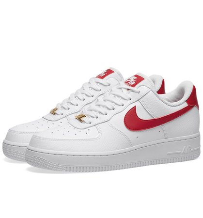 white red nike air force 1