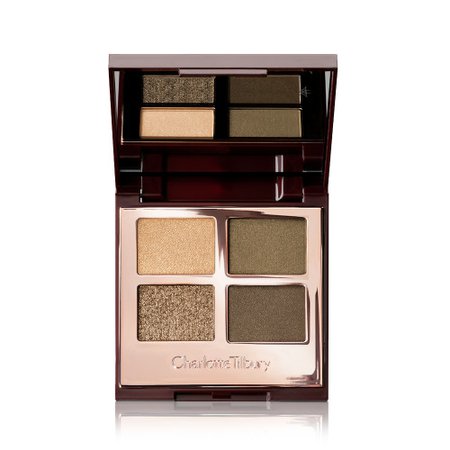 The Rebel – Luxury Palette – Gold & Khaki Green Eyeshadow | Charlotte Tilbury