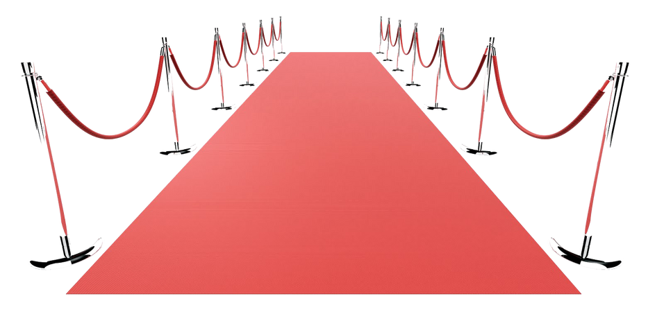 Red carpet transparent background