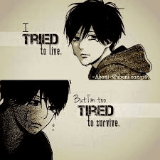 depression anime quotes