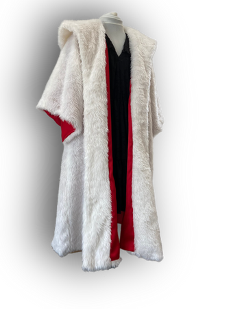 white red fur coats