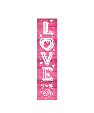 Pink Love is in the Air Valentines Day Vertical Wood Print | Etsy