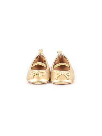 Old Navy Solid Yellow Gold Booties Size 0-3 mo - 56% off | thredUP