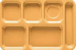 yellow lunch tray
