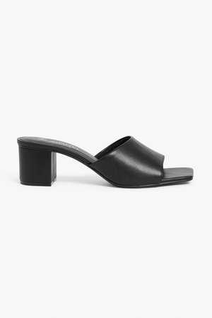 Heeled mules - Black - High heels - Monki GB