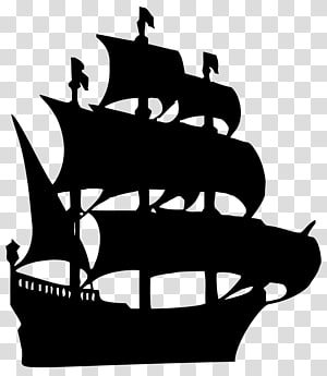 Ship Silhouette Galleon , Ship transparent background PNG clipart | HiClipart
