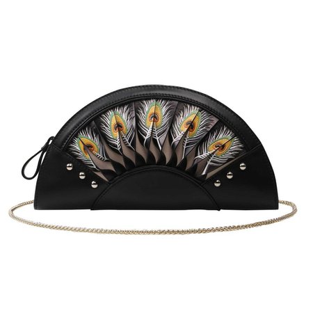 Feather Black Crossbody Clutch [annmoreproducts] | black, women et bags