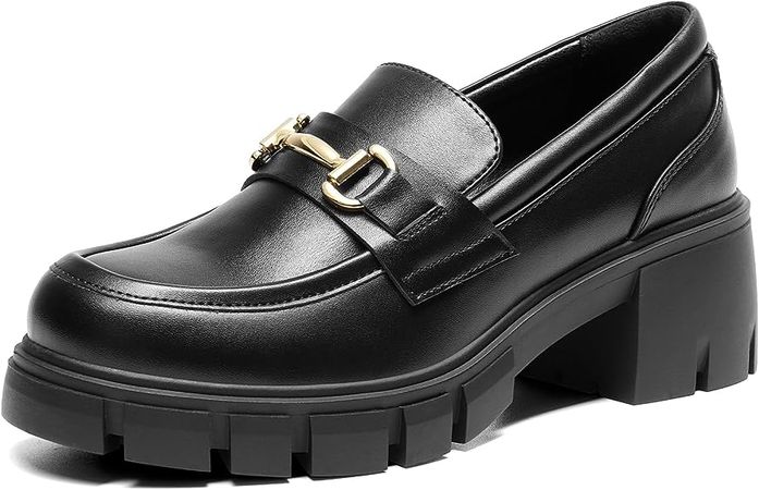 Amazon.com | DREAM PAIRS Loafers for Women, Platform Chunky Loafers & Slip On Casual Shoes | Loafers & Slip-Ons