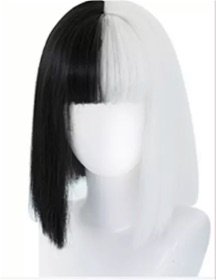 Black and White Wig