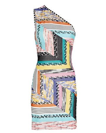 Missoni One-Shoulder Knit Mini Dress | INTERMIX®