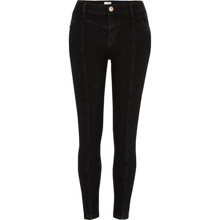 Black Amelie super skinny washed jeans - Skinny Jeans - Jeans - women