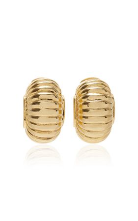 Exclusive Shell Shate 24k Gold-Plated Earrings By Ben-Amun | Moda Operandi