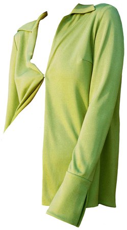 GALVAN Green Silk Shirt