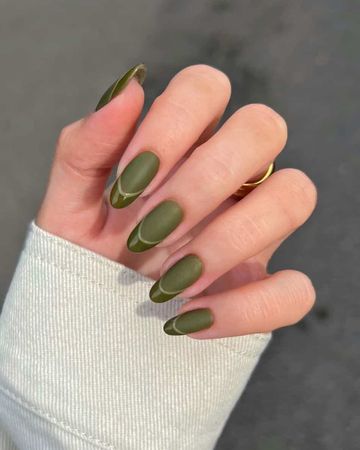 25+ Gorgeous Green French Tip Nails You'll Love!