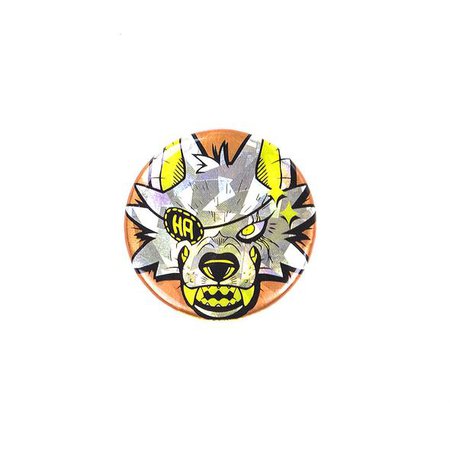 Sparkly Pin Button - Werewolf – HyenaAgenda