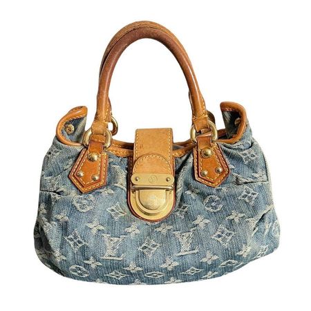 Louis Vuitton Bag Authentic Louis Vuitton Denim Mini Pleaty - Etsy Australia
