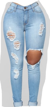 fashion nova: beach bum jeans- light blue