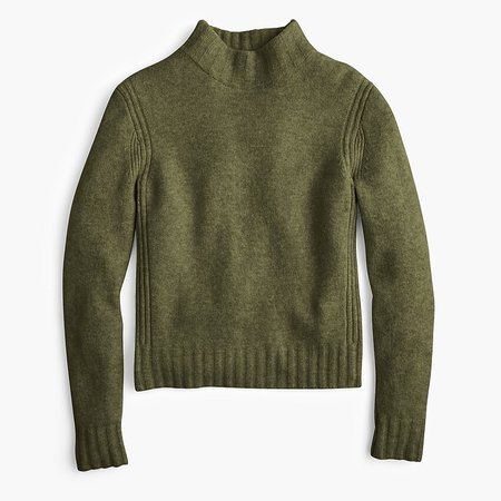 J.Crew: Mockneck Sweater In Supersoft Yarn