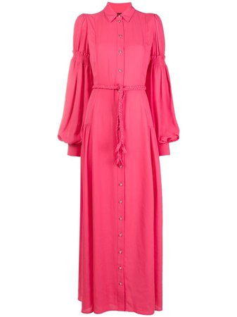 Pinko x Ramadan Belted Shirt Dress - Farfetch