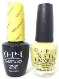 opi yellow nail polish - Google Search