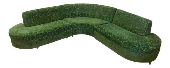 Antique Green Couch
