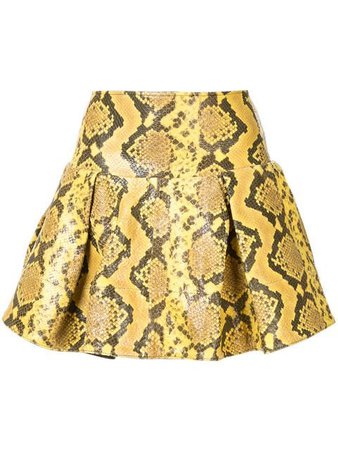 Marques'Almeida Snake Print Effect Skirt