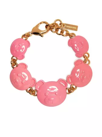 Moschino Teddy Bear Link Bracelet - Farfetch