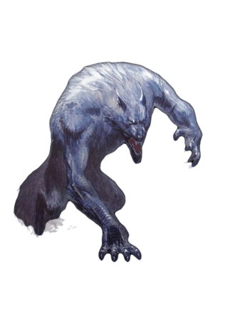white silver werewolf wolves monsters