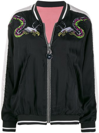 Diesel Reversible Embroidered Bomber Jacket | Farfetch.com