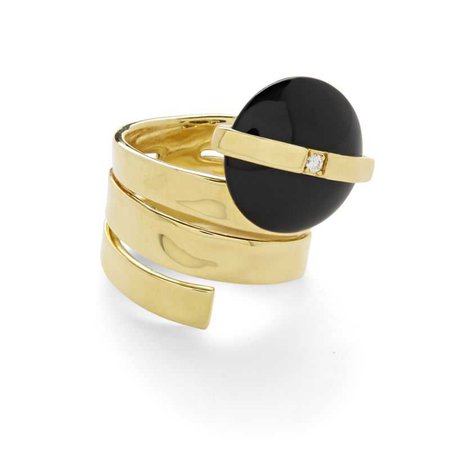 IPPOLITA Senso Ring in 18K Gold with Diamonds
