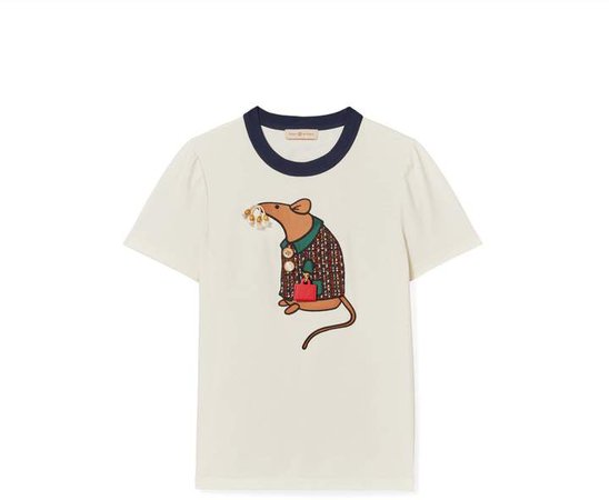 YEAR OF THE RAT APPLIQUE T-SHIRT