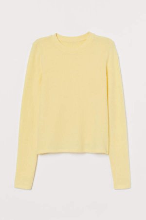 Long-sleeved Top - Yellow