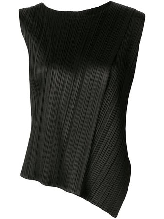 Pleats Please Issey Miyake Double Layered Pleated Tank Top | Farfetch.com
