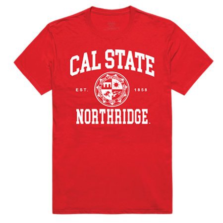 W Republic Apparel - CSUN California State University Northridge Matadors Seal Tee T-Shirt Red XL - Walmart.com