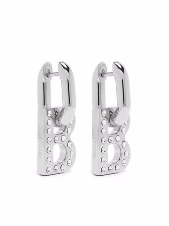 Balenciaga XS B Chain earrings - FARFETCH