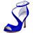 Amazon.com | ElegantPark Women's Peep Toe High Heels Ankle Straps Buckles Satin Evening Party Prom Sandals | Heeled Sandals