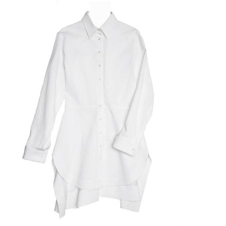 Alaïa White Twill Cotton Shirt