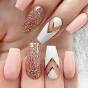 rose gold nails - Google Search