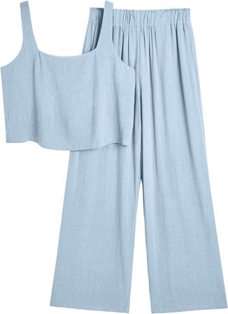 Amazon.com: AUTOMET 2 Piece Summer Outfits for Women Black Casual Matching Sets Tracksuits Linen Brunch Long Pants Jumpsuits 2024 Fashion Clothes : Clothing, Shoes & Jewelry