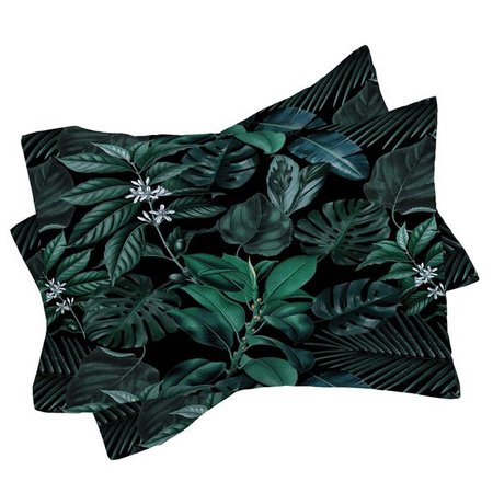 Shop Deny Designs Deep Green Jungle 3 Piece Duvet Cover Set - On Sale - Overstock - 29812389 - Queen