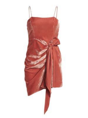 Cinq à Sept - Kiki Velvet Mini Dress - saks.com
