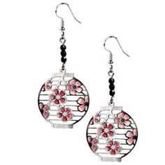 Cherry Blossom Earrings - Pinterest