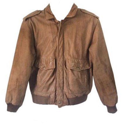 90s brown bomber jacket