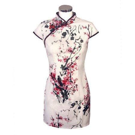 Chinese Dress Red Blossom - TAHWA EN