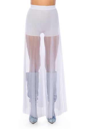 CAN'T STOP MAXI TULLE SKIRT IN WHITE