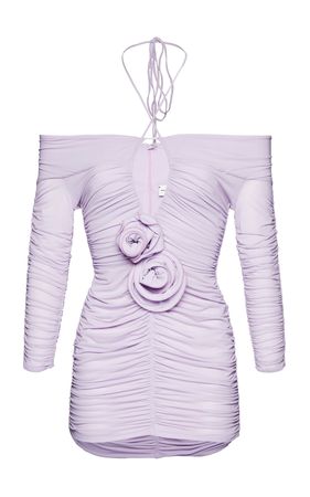 Ruched Cotton Mini Dress By Magda Butrym | Moda Operandi