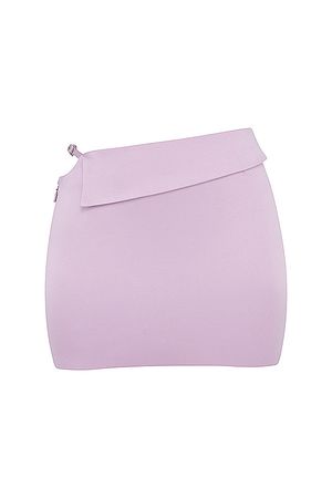 Clothing : Skirts : Mistress Rocks Lilac Satin Mini Skirt